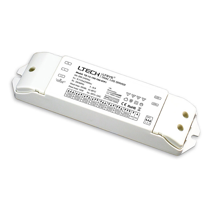 TD-15-150-700-EFP1 15W 150-700mA (200-240Vac) Triac/ELV PWM digital dimming